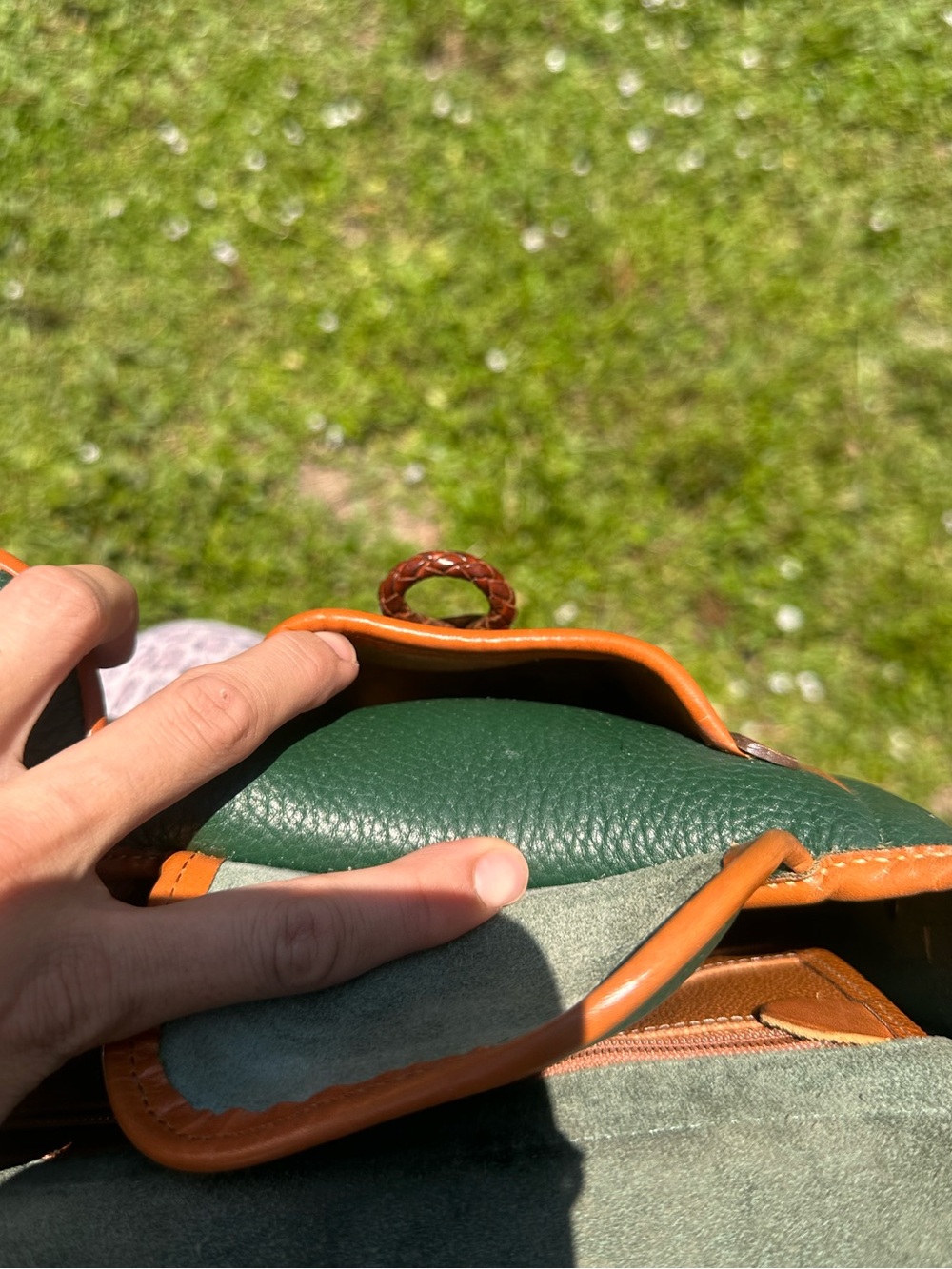 Dooney & Bourke vintage Double Pocket Outback Carrier purse - Picture 10 of 13